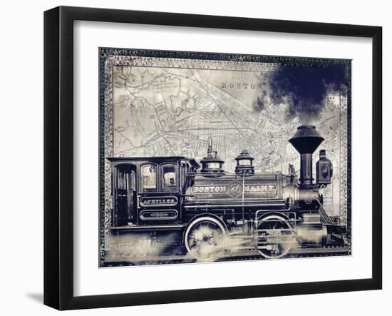 Railway Beantown-Mindy Sommers-Framed Giclee Print