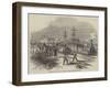 Railway Blockade at Clifton Station, Near Manchester-null-Framed Giclee Print