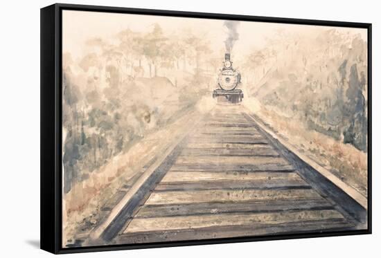 Railway Bound-Patricia Pinto-Framed Stretched Canvas