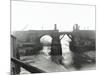 Railway Bridge across Deptford Creek, London, 1913-null-Mounted Photographic Print