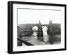 Railway Bridge across Deptford Creek, London, 1913-null-Framed Premium Photographic Print