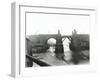 Railway Bridge across Deptford Creek, London, 1913-null-Framed Premium Photographic Print