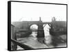 Railway Bridge across Deptford Creek, London, 1913-null-Framed Stretched Canvas