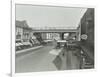 Railway Bridge and Advertising over the Brixton Road, Lambeth, London, 1938-null-Framed Photographic Print