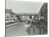 Railway Bridge and Advertising over the Brixton Road, Lambeth, London, 1938-null-Stretched Canvas