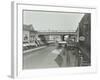 Railway Bridge and Advertising over the Brixton Road, Lambeth, London, 1938-null-Framed Photographic Print