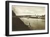 Railway Bridge and Novodevichy Convent (New Maidens' Conven), Moscow, Russia, 1910S-null-Framed Giclee Print