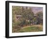 Railway Bridge at Chatou, 1881-Pierre-Auguste Renoir-Framed Giclee Print