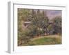 Railway Bridge at Chatou, 1881-Pierre-Auguste Renoir-Framed Giclee Print