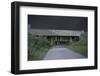 Railway Bridge at Night-Robert Brook-Framed Photographic Print