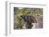 Railway Bridge on Taieri Gorge New Zealand-BackyardProductions-Framed Photographic Print