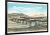 Railway Bridge over Rio Grande, El Paso, Texas-null-Framed Art Print