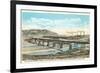 Railway Bridge over Rio Grande, El Paso, Texas-null-Framed Premium Giclee Print