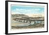 Railway Bridge over Rio Grande, El Paso, Texas-null-Framed Art Print