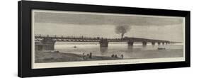 Railway Bridge over the Ganges at Rajghaut-null-Framed Giclee Print