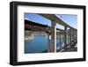 Railway Bridge under Construction-ABB Photo-Framed Photographic Print