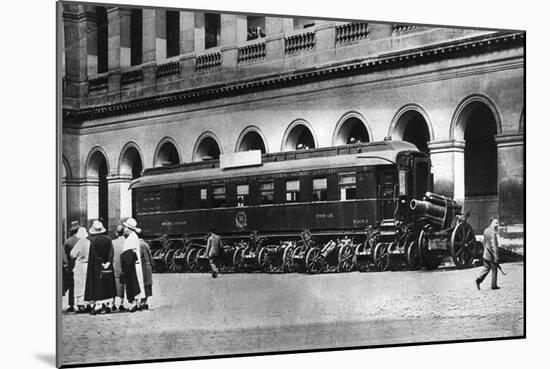 Railway Carriage in Which the Armistice Ending World War I Was Signed, C1918-null-Mounted Giclee Print