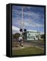 Railway Crossing, Shannon, Manawatu, North Island, New Zealand, Pacific-Smith Don-Framed Stretched Canvas