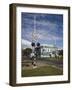 Railway Crossing, Shannon, Manawatu, North Island, New Zealand, Pacific-Smith Don-Framed Photographic Print