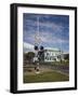 Railway Crossing, Shannon, Manawatu, North Island, New Zealand, Pacific-Smith Don-Framed Photographic Print