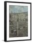 Railway Cycle: Boom Barrier-Hans Baluschek-Framed Art Print