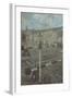 Railway Cycle: Boom Barrier-Hans Baluschek-Framed Art Print