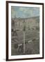 Railway Cycle: Boom Barrier-Hans Baluschek-Framed Art Print