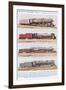 Railway Engines, Australia and Canada-null-Framed Giclee Print