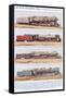 Railway Engines, Australia and Canada-null-Framed Stretched Canvas