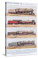 Railway Engines, Australia and Canada-null-Stretched Canvas