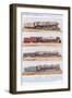 Railway Engines, Australia and Canada-null-Framed Giclee Print