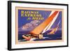 Railway Express for Speed-Josef Fenneker-Framed Art Print