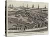 Railway Extension at Portsmouth, the New Harbour Station-William Edward Atkins-Stretched Canvas