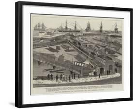 Railway Extension at Portsmouth, the New Harbour Station-William Edward Atkins-Framed Giclee Print