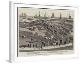 Railway Extension at Portsmouth, the New Harbour Station-William Edward Atkins-Framed Giclee Print