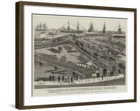 Railway Extension at Portsmouth, the New Harbour Station-William Edward Atkins-Framed Giclee Print