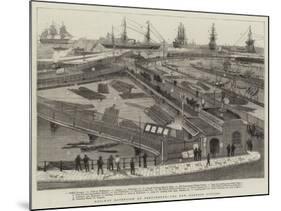 Railway Extension at Portsmouth, the New Harbour Station-William Edward Atkins-Mounted Giclee Print