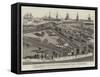 Railway Extension at Portsmouth, the New Harbour Station-William Edward Atkins-Framed Stretched Canvas