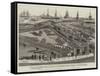 Railway Extension at Portsmouth, the New Harbour Station-William Edward Atkins-Framed Stretched Canvas