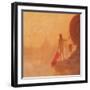 Railway Flag Man, Agra, 2010-Lincoln Seligman-Framed Giclee Print