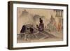 Railway in Manchuria Destroyed by Manchu Horsemen, 1904, Russo-Japanese War, China-null-Framed Giclee Print