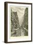 Railway in the Rocky Mountains, Canada-null-Framed Giclee Print