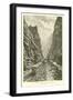 Railway in the Rocky Mountains, Canada-null-Framed Giclee Print