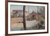 Railway Junction Near Bois-Colombes, 1885-Paul Signac-Framed Giclee Print