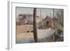 Railway Junction Near Bois-Colombes, 1885-Paul Signac-Framed Giclee Print