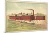 Railway Line in Front of the Factory of the Oval Churn Company-null-Mounted Giclee Print