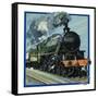 Railway Locomotive-John S^ Smith-Framed Stretched Canvas