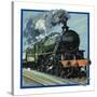 Railway Locomotive-John S^ Smith-Stretched Canvas