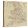 Railway Map of England and Wales-null-Stretched Canvas