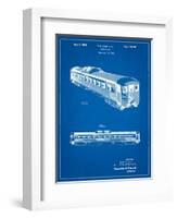 Railway Passenger Car Patent-Cole Borders-Framed Art Print